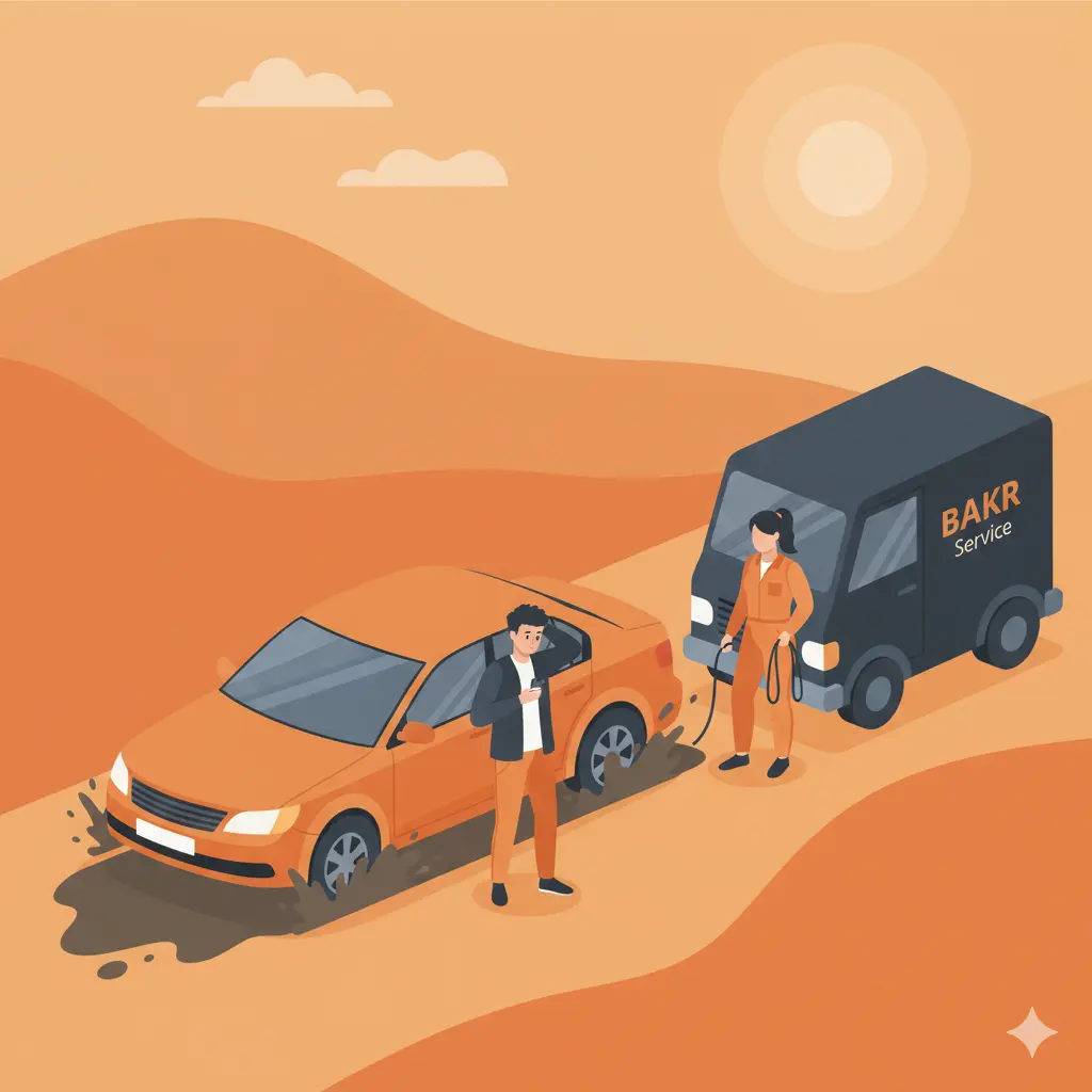 Помощь при застревании автомобилей